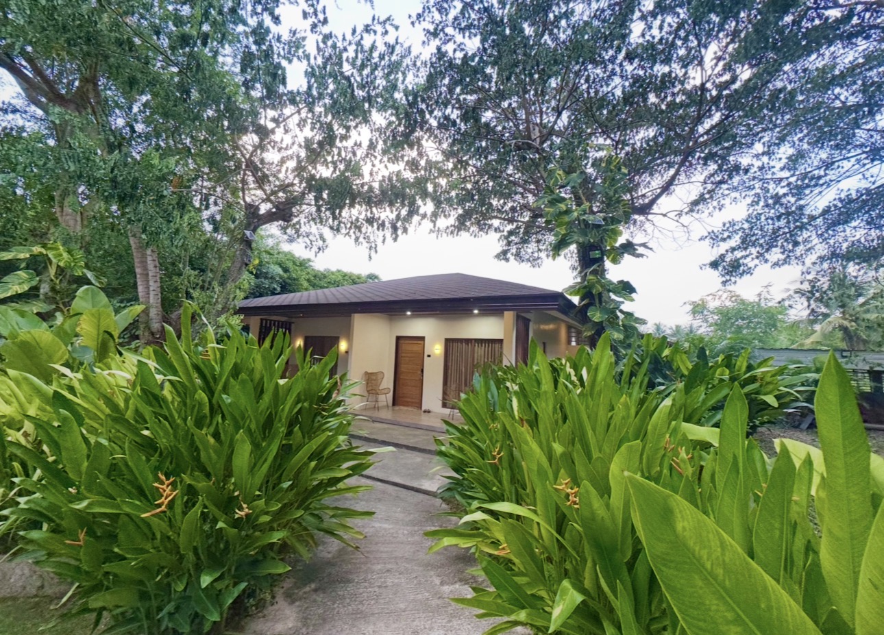 Deluxe Room exterior view among the trees