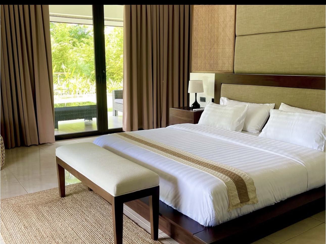 Villa bedroom at Severa Boutique Resort